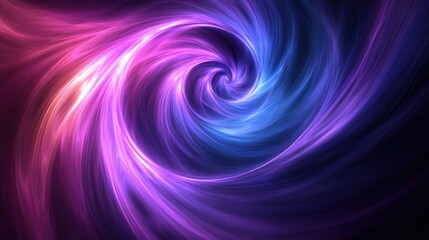 Abstract depiction of swirling energy with contrasting vibrant colors