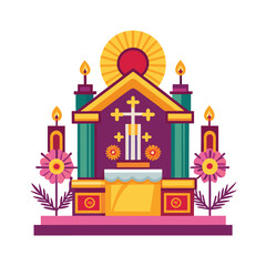 Corpus Christi Concept Vector Illustration