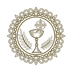 Corpus Christi Concept Vector Illustration