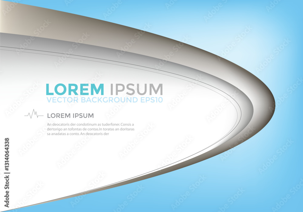 Poster vector background with spaces for text design