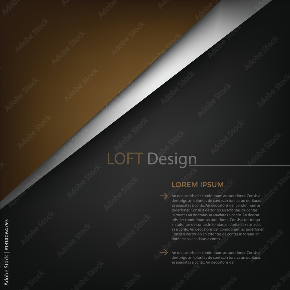 Poster Vector background with spaces for text design