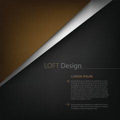 Vector background with spaces for text design