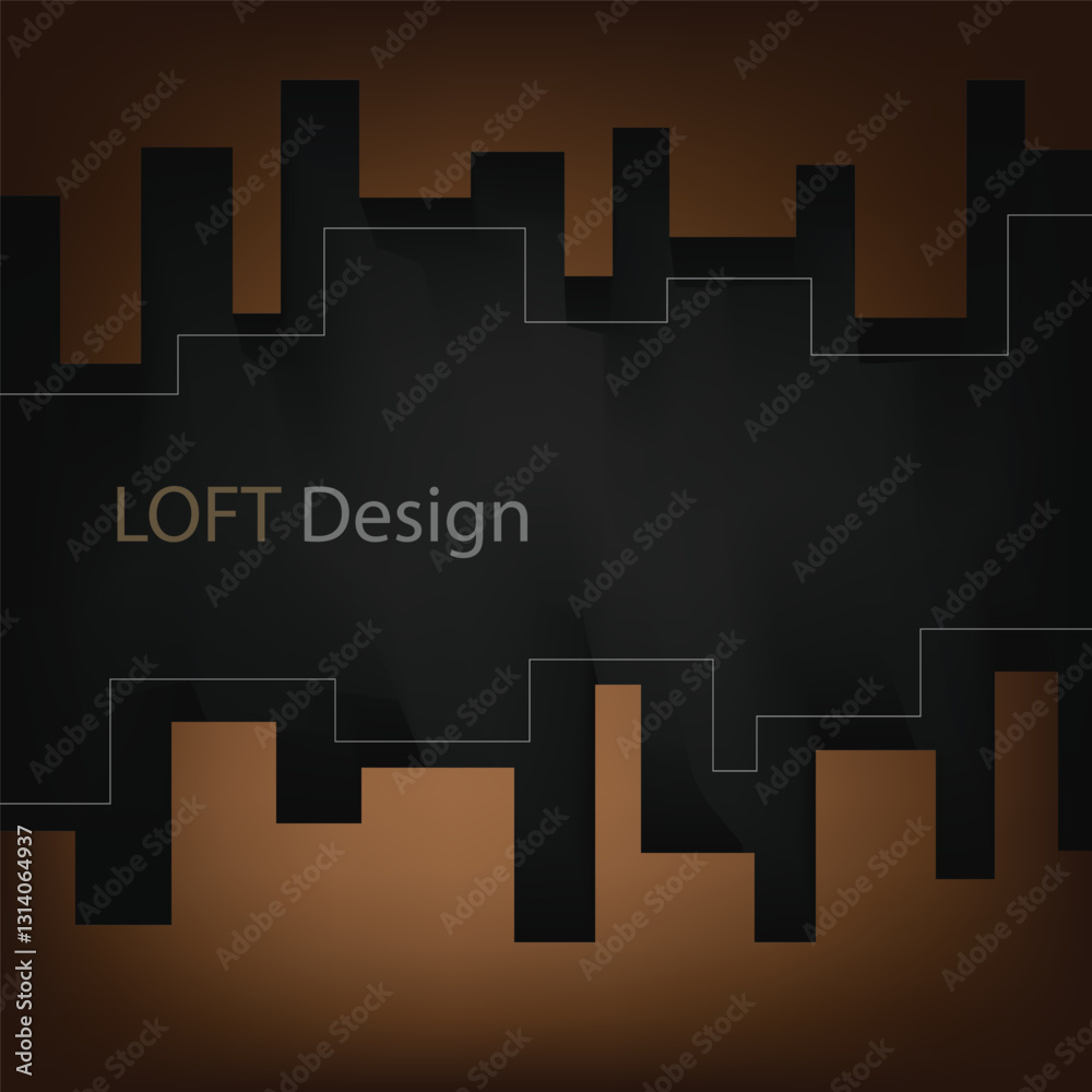 Poster vector background with spaces for text design