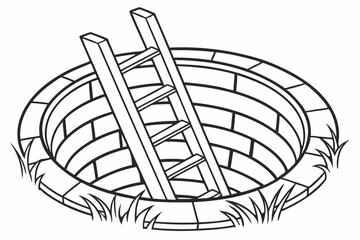 vector illustration of a ship