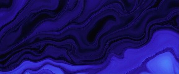 Fluid Abstract Design in Purple and Blue for Wallpaper