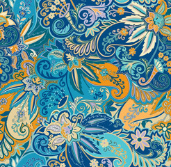floral madhubani kalamkari chinz kani Abstract shirting Ajrakh Ikat block batik print patola Background digital printing textile pattern floral allover design front back and duppata kurti wallpaper

