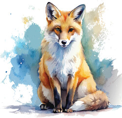 Fototapeta premium red fox vulpes