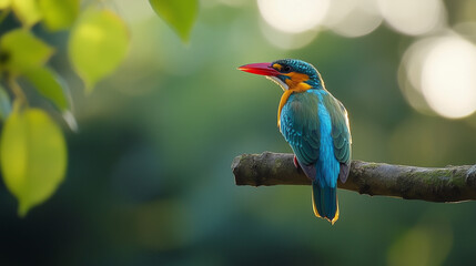 Fototapeta premium kingfisher on branch