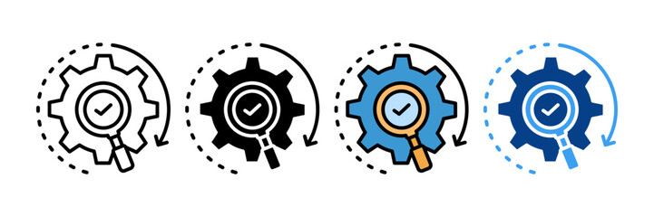 Diligence  Icon Element For Design