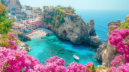 Coastal Italian Town for Turquoise Bay.