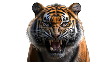 Fototapeta premium leopard in front of white background