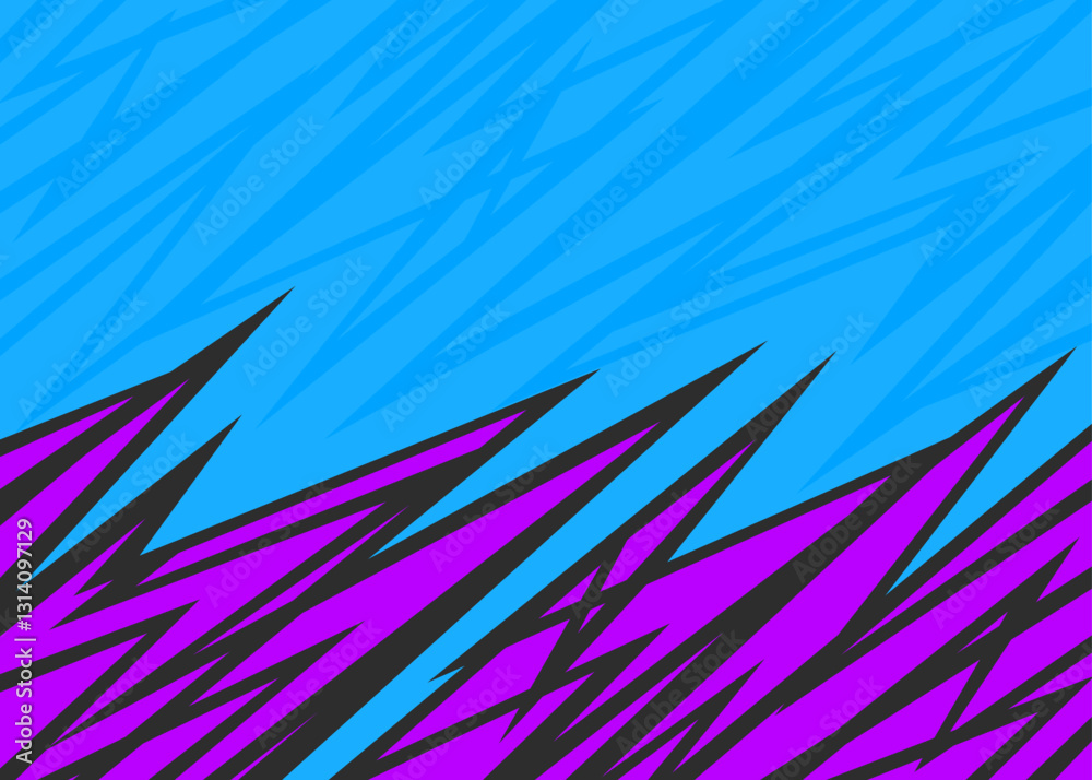 Poster abstract background with rough and jagged lines pattern and with some copy space area