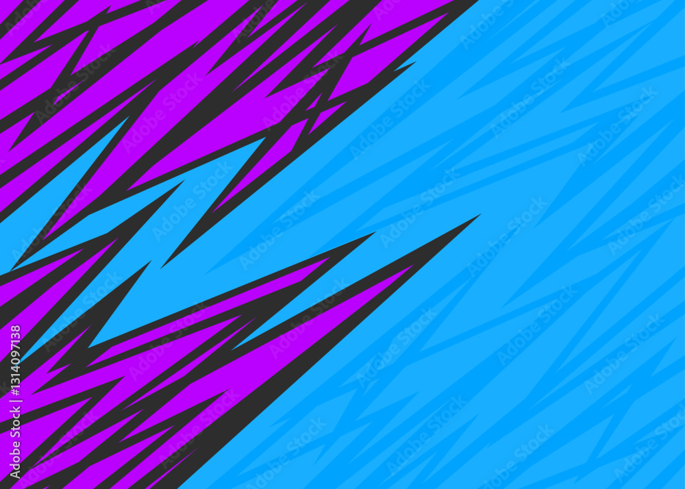 Poster abstract background with rough and jagged lines pattern and with some copy space area
