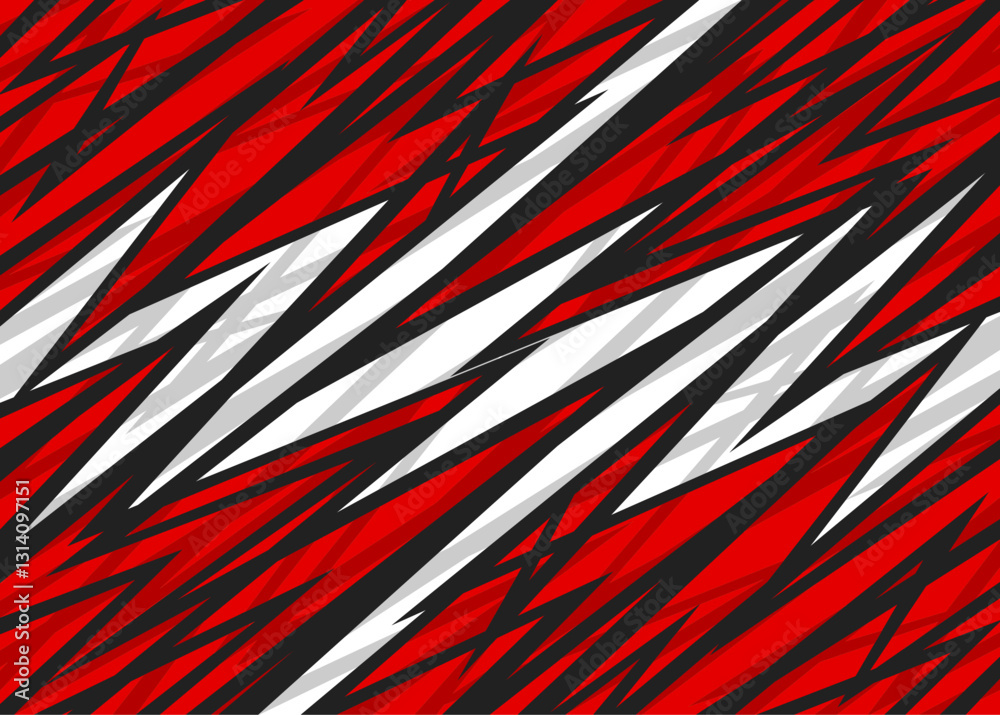 Poster abstract background with seamless diagonal rough jagged lines pattern