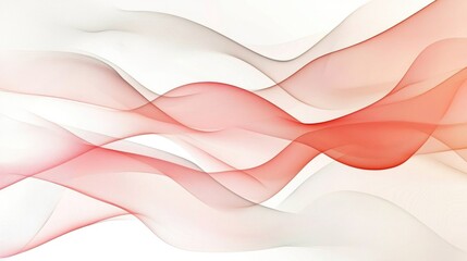 Beautiful flowing abstract waves created using fine lines and color