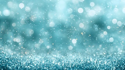 A background of soft geometric hexagonal patterns in shades of muted gray and light blue, with a faint glowing effect.