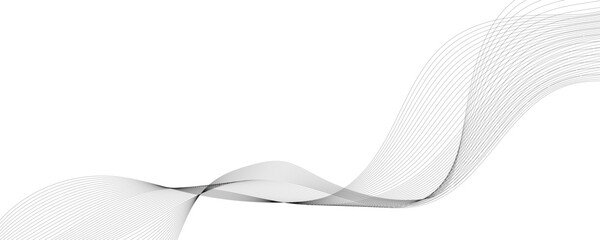 abstract waves on white background