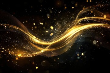 A futuristic flow captures the essence of modern design during a Christmas light show.