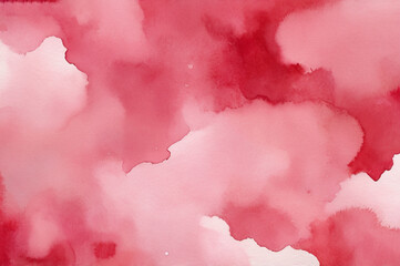 A soft, pink watercolor background with splatters and blots of paint, creating a dreamy, abstract text