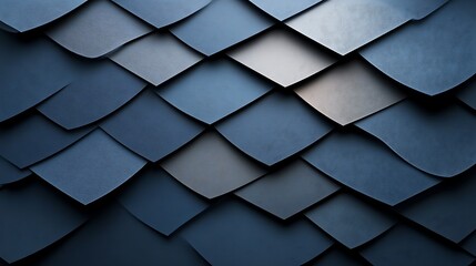 Abstract blue scale pattern background.