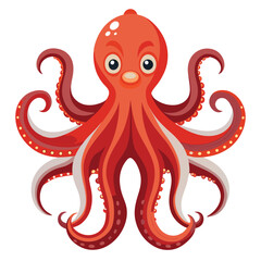 octopus vector image on white background