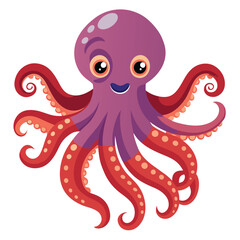 octopus vector image on white background