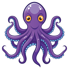 octopus vector image on white background