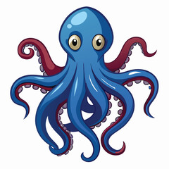 octopus vector image on white background
