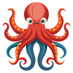 octopus vector image on white background
