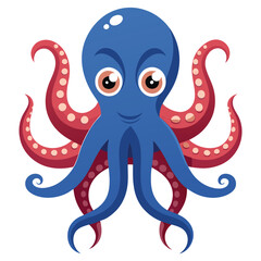 octopus vector images on white background