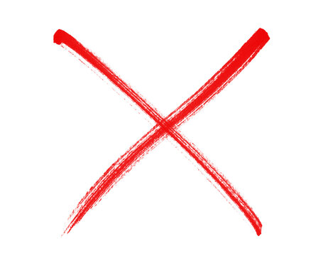 Cross hand drawing, red cross brush drawing vector of drawing marker cross. Red cross mark set, Hand drawn style vector x, cross sign in red color, simple x symbol, grunge cross mark sign collection