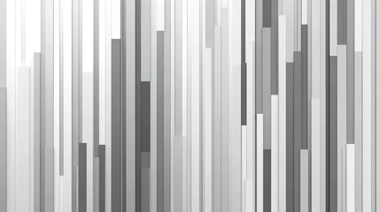 Vertical Abstract Pattern Featuring Varying Shades of Gray and White