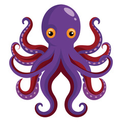 octopus vector image on white background