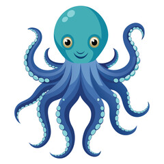octopus vector image on white background