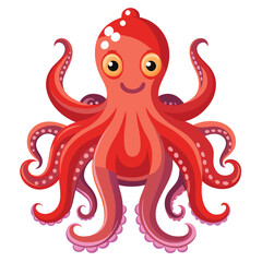 octopus vector image on white background