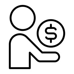 Profit Outline Icon