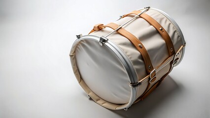 Eco-Friendly Drum Bag Mockup: Sustainable Travel Accessory on White Background