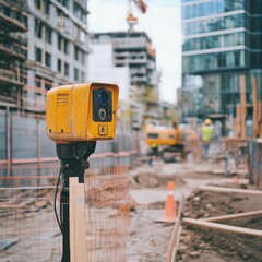 A temporary airport terminal constructed for remote areas with limited infrastructure