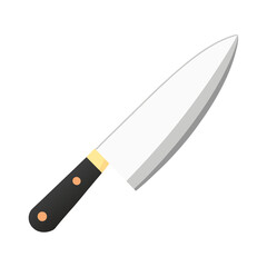 chefs knife isolated on transparent background