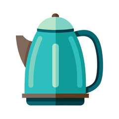 electric kettle isolated on transparent background