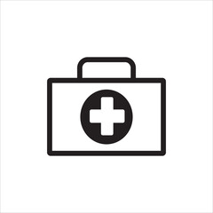 Fototapeta premium Medical kit icon