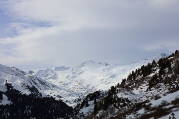 Obraz premium Österreich - Gurglertal - Winter / Austria - Gurgler Valley - Winter /