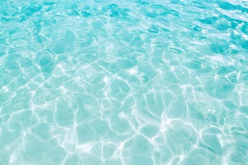 Obraz premium Blue water surface. Sea wave top view