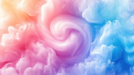 Fototapeta premium Liquid swirl patterns and requested a pastel cute style. Abstract Colorful Swirl Background Pastel Rainbow Texture
