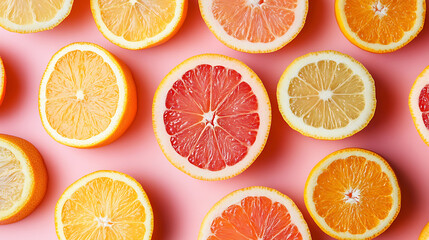 Citrus slices: Vitamin supplements boost, brightening skincare routine, refreshing summer wellness. 