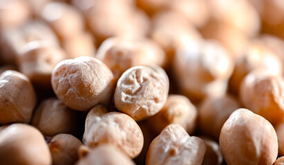 Close-up of chick peas or gram