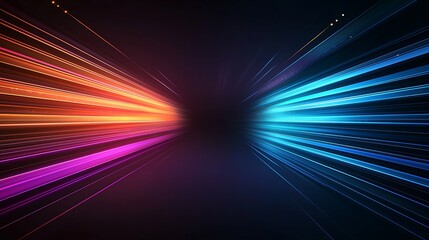Dynamic Light Stream Background Design