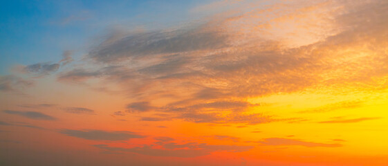 Clouds and evening sky,Pink sky and clouds background,Beach dawn, sunrise. Evening sky with clouds....