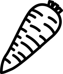Parsnip Line Icon