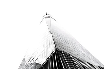 Fototapeta premium Architectural Marvel: Stunning Skyscraper Design